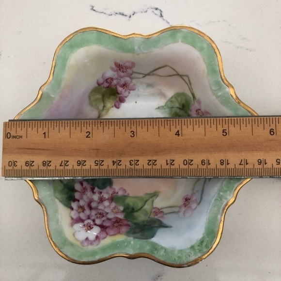 Victorian Porcelain Hand Painted Dish~Germany - Picture 5 of 7